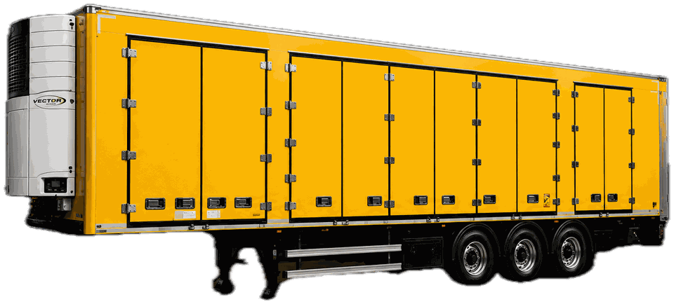 Kühlauflieger mit eigenem Kühlaggregat von Lesum Logistik